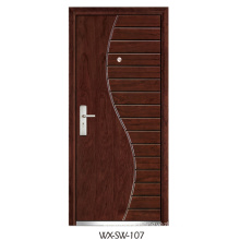 Expert Supplier Steel Wooden Door (WX-SW-107)